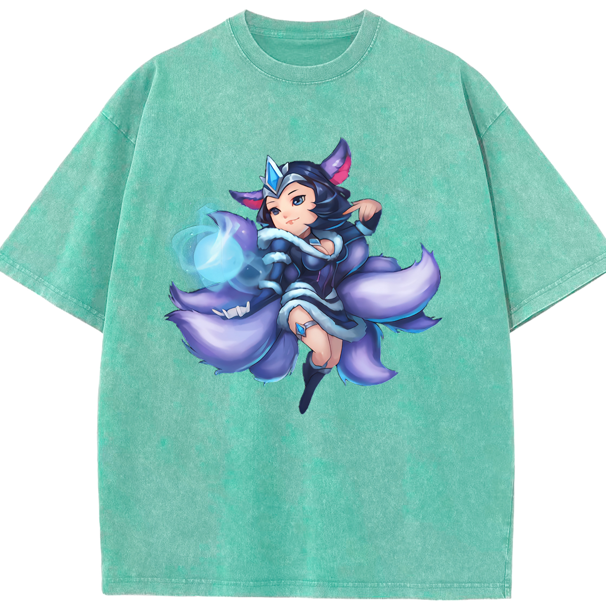 （画像用） リーグ・オブ・レジェンド League of Legends LOL 綿100% ヴィンテージ風 半袖Tシャツ（フロントプリント）